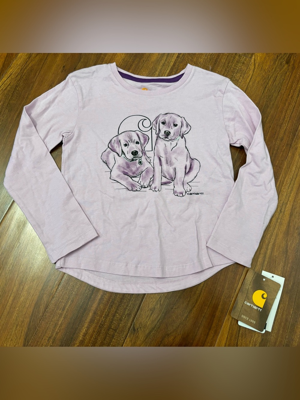 Carhartt Purple Dogs Long Sleeve Shirt NWT